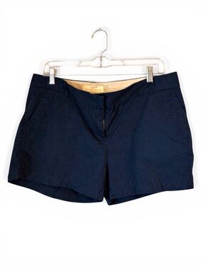 J.Crew Women’s 14 Shorts Cotton Preppy Summer Navy Broken In Chino Preppy